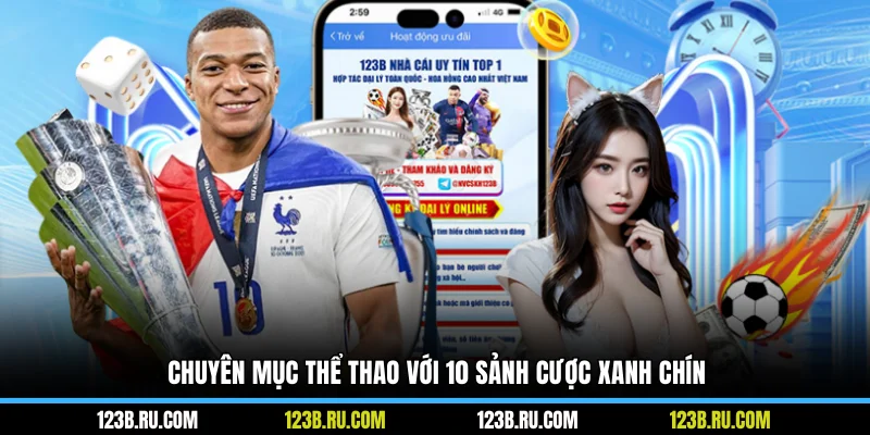 Chuyên mục thể thao với 10 sảnh cược xanh chín